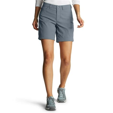 Women&39;s Hiking Long Shorts 9" Quick Dry Bermuda Cargo for Curvy Lightweight Pockets. . Eddie bauer women shorts
